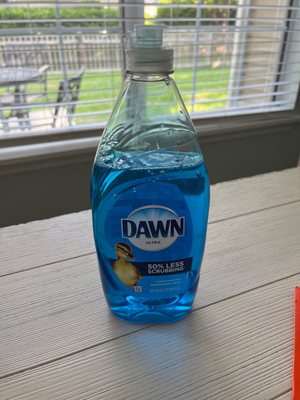 This is the "new" bottle of Dawn that was sent to me.