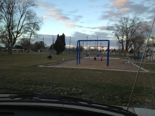 View of the playground.