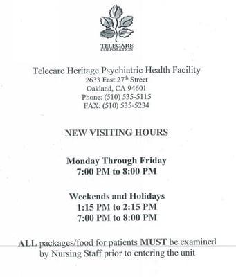 Telecare Heritage Psychiatric Health Facility 