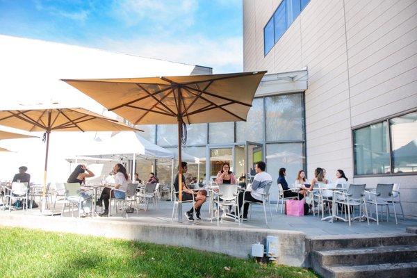 Outdoor patio seating