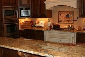 Custom granite kitchen countertops