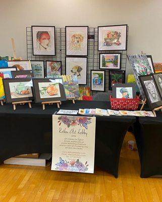 Art show @herndon community center VA