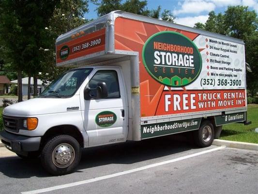 Free Truck Rental with  Move In!