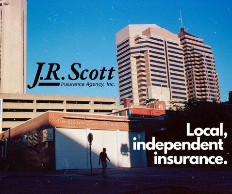 J. R. Scott Insurance Agency local, independent agents since 1945.