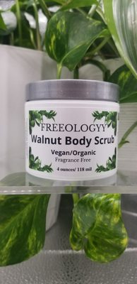 Walnut eczema care body scrub