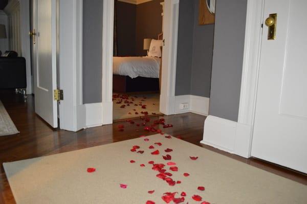 I booked this 1 bedroom apartment  for valentine's day as a suprise and she loved everything about it so did I.