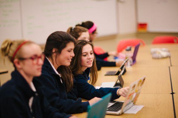 In all-girls classrooms, every student feels comfortable and confident sharing her ideas and contributing to the discussion.