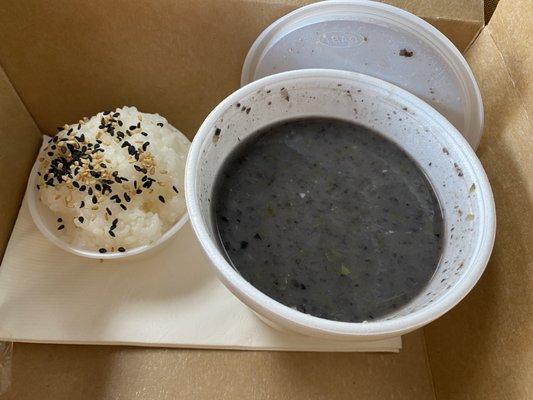 Black bean soup