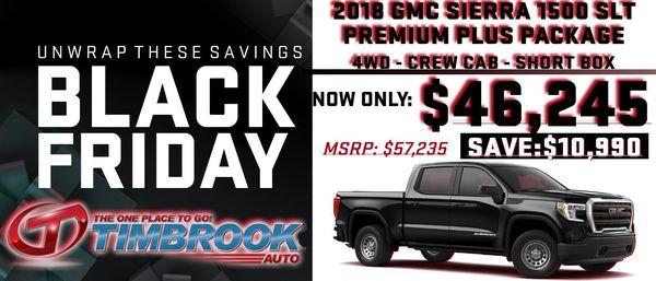 Black Friday Sales Event ends 11/30/2018!