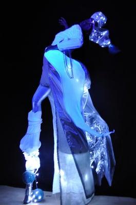 NYE Blacklight LED handmade costume!