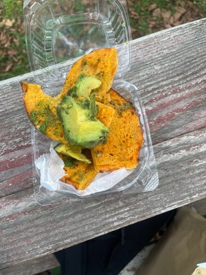 Worse egg bagel Avacado Sandwich