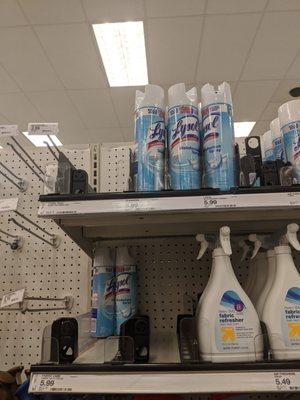 THE RARE AND BELOVED DISINFECT SPRAY CAUGHT IN THE WILD!