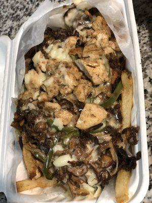 Welcome to Miami Philly Fries w/ Chicken, Steak & Bacon. This is a MUST TRY!!!