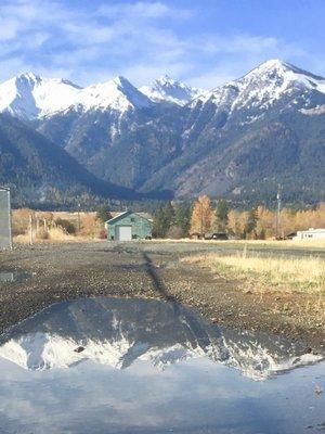 Dog walk near five peaks