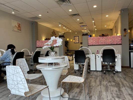 Remodeled salon