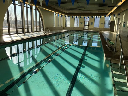 Legacy Fitness Pool where aquatic therapy is provided.