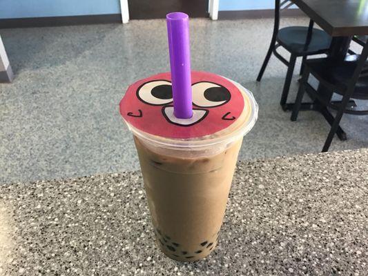 Milk Tea flavored Boba milk tea