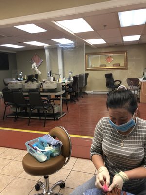 First Pedicure in 6 months!  I'm so happy I came in today.  Best Nails has many thoughtful Covid safety measures to keep everyone safe.