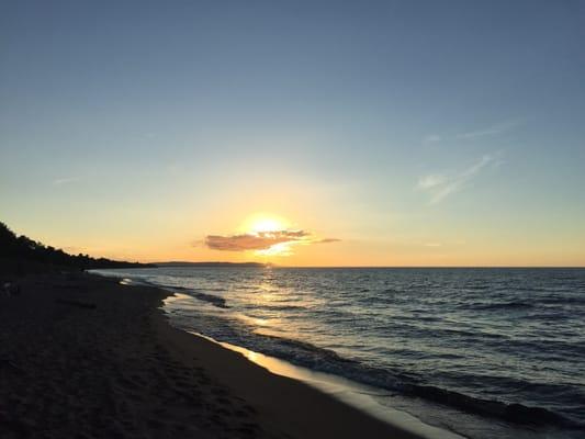 Lake Superior at sunset!