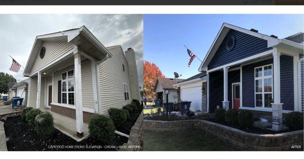 Before and After Exterior