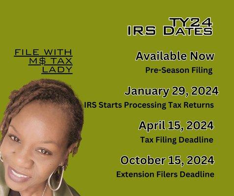 Important Tax Deadlines for Individuals