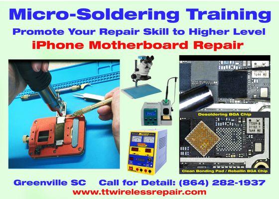 Micro-Soldering Training, iPhone Motherboard Repair