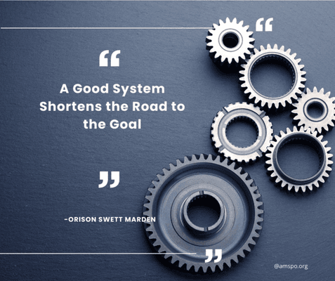 Systems are key, whether it relates to keeping your home or office tidy, daily activities, or systems to run a business.