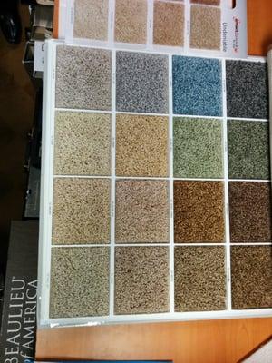 Carpet samples