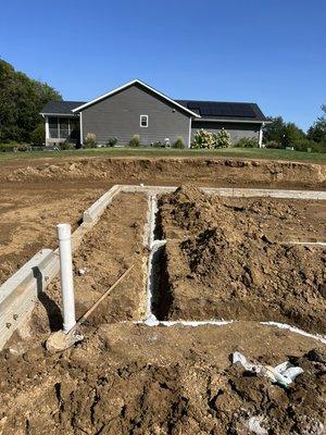 Underground to new slab home