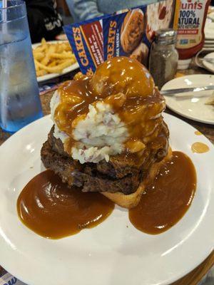 Hot meatloaf mountain