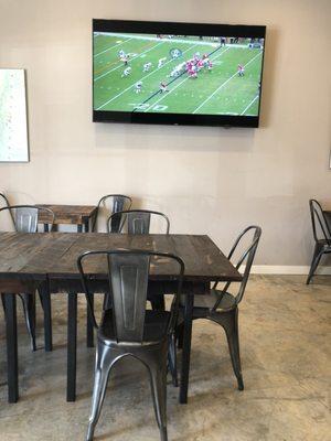 TV in Tasting Room