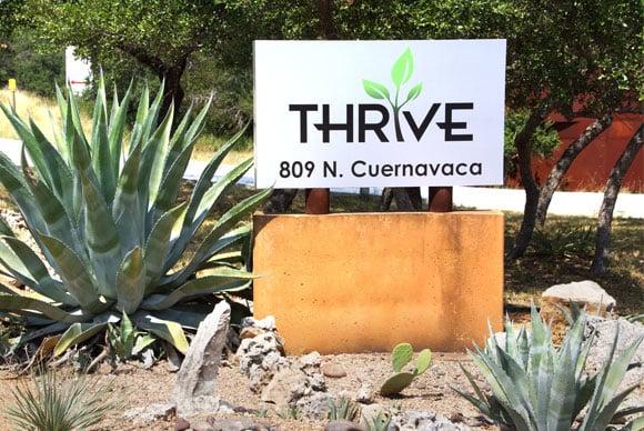 Thrive FP  signage and entrance