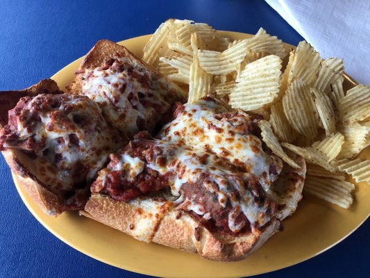 Meatball Parmigiana Sub Extra Toasted