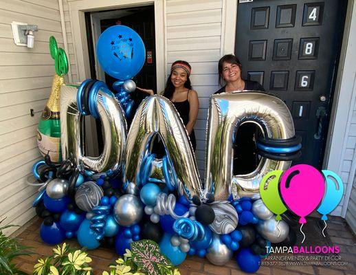 Custom designed by Tampa Balloons