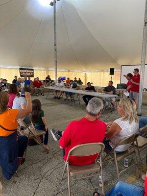 Sausage eating contest