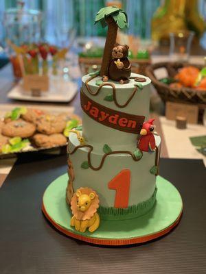 Jungle Themed Cake