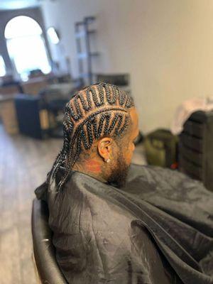 Men braids