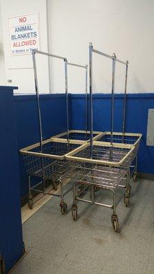 Laundry carts available