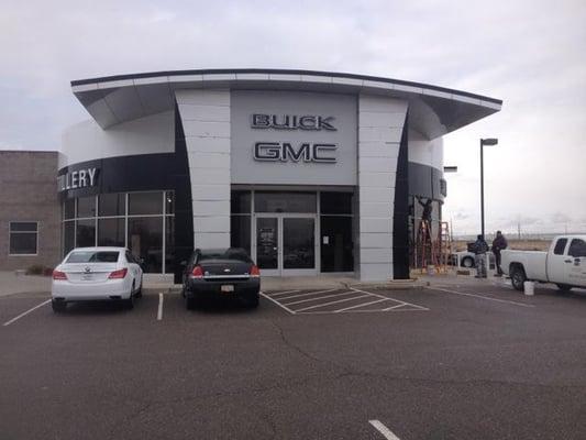 Exterior renovation Tillery Buick GMC Los Lunas  Nm