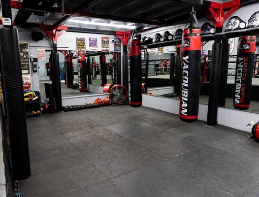 heavy bag area