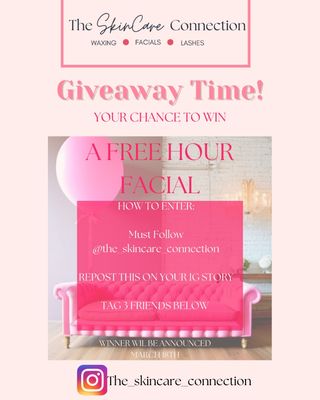 FREE FACIAL GIVEAWAY