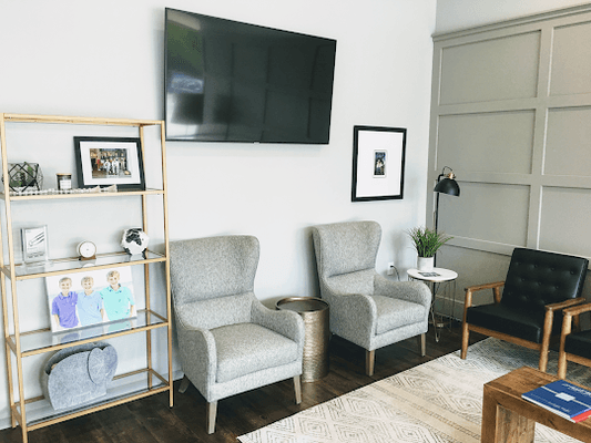 Our newly renovated reception area is bright and welcoming!