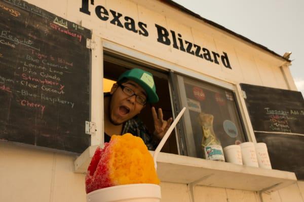 Tiger's Blood Snow Cone. Go Coogs!