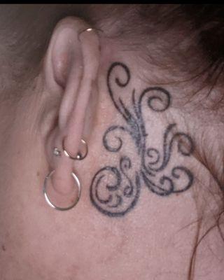 Behind the ear artwork