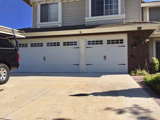 Carriage House Fully insulated steelback doors