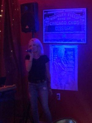 Just singing some billy Joel karaoke on a Wednesday night