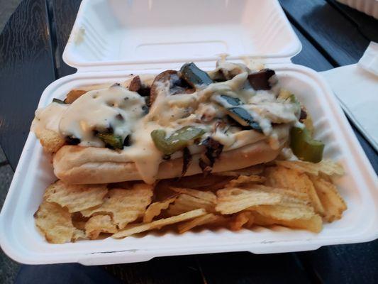 Philly cheese steak hoagie. One of the best I've ever had.