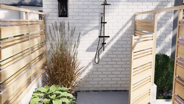 Outdoor shower designs!