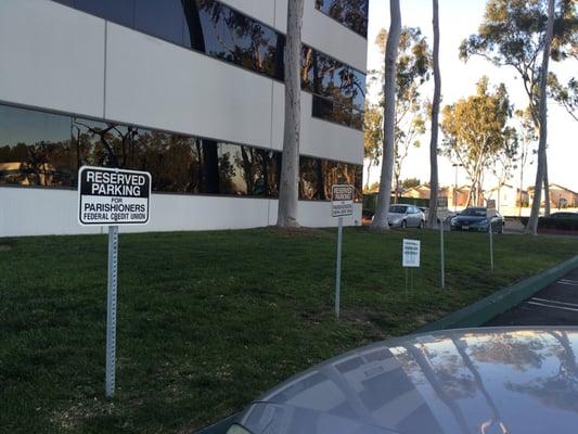 Awww yeah. Reserved parking for VIP's. Hahaha