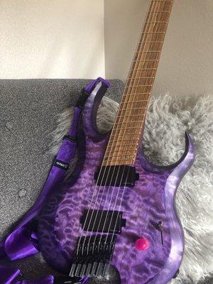 The purple guitar